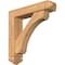 Ekena Millwork Legacy Arts and Crafts Smooth Bracket w/ Offset Brace, Western Red Cedar, 5 1/2"W x 24"D x 24"H BKT0604X24X24LEC03SWR - alternate 1